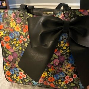 Karl Lagerfeld Flower Shoulder Bag